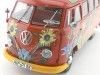 Carsdemetal.es 1973 Volkswagen T1 Samba Bus "Hippie Peace" 1:18 Schuco 450028300