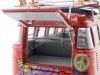 Carsdemetal.es 1973 Volkswagen T1 Samba Bus "Hippie Peace" 1:18 Schuco 450028300