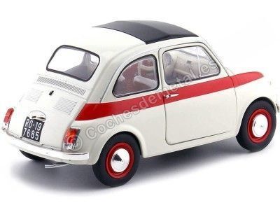 Cochesdemetal.es 1960 Fiat 500 L New Beige-Roi 1:18 Solid S1801401 2