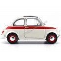 Cochesdemetal.es 1960 Fiat 500 L Nuova Sport Beige-Rojo 1:18 Solido S1801401