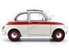 Carsdemetal.es 1960 Fiat 500 l Nuova Sport Beige-rjo 1:18 Solid S1801401
