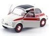 Carsdemetal.es 1960 Fiat 500 l Nuova Sport Beige-rjo 1:18 Solid S1801401