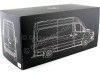 Carsdemetal.es 2018 Mercedes-Benz Furgoneta Sprinter Arctic White 1:18 NOREV B66004162