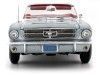 Cochesdemetal.es 1965 Ford Mustang conversível cinza prateado 1:18 Auto World AMM1103