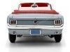 Cochesdemetal.es 1965 Ford Mustang conversível cinza prateado 1:18 Auto World AMM1103