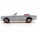 Cochesdemetal.es 1965 Ford Mustang conversível cinza prateado 1:18 Auto World AMM1103