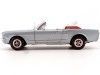 Cochesdemetal.es 1965 Ford Mustang conversível cinza prateado 1:18 Auto World AMM1103