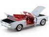 Cochesdemetal.es 1965 Ford Mustang conversível cinza prateado 1:18 Auto World AMM1103