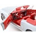 Cochesdemetal.es 1965 Ford Mustang conversível cinza prateado 1:18 Auto World AMM1103