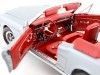 Cochesdemetal.es 1965 Ford Mustang conversível cinza prateado 1:18 Auto World AMM1103