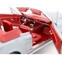 Cochesdemetal.es 1965 Ford Mustang conversível cinza prateado 1:18 Auto World AMM1103