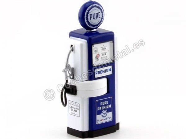 Cochesdemetal.es 1948 Surtidor Wayne 100-A Gas Pump Pure Oil 1:18 Greenlight 14030A