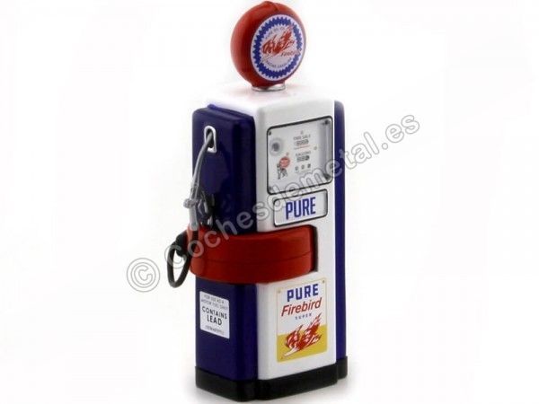 Carsdemetal.es 1948 Wayne 100-A Gas Purebird Gas 1:18 Greenlight 14050b