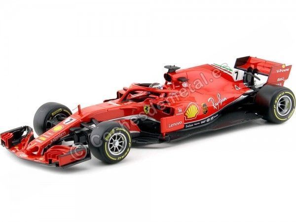 Cochesdemetal.es 2018 Scuderia Ferrari SF71-H Kimi Raikkonen 1:18 Bburago 16806r