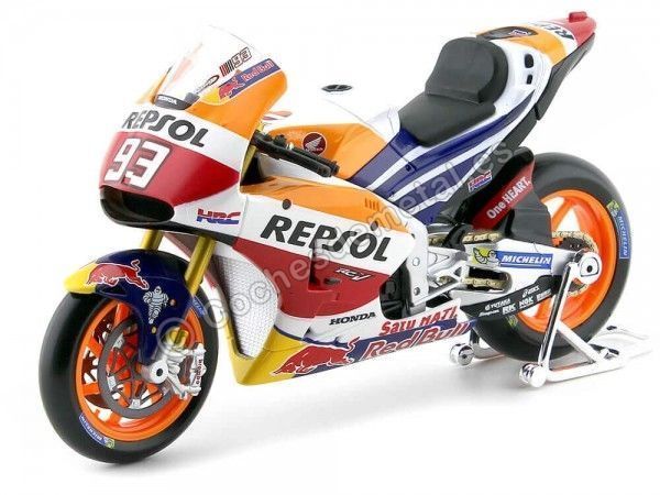 Carsdemetal.es 2017 Repsol Honda RCV 213 Marc Marquez Mundo MotoGP 1:10 Maisto 31409