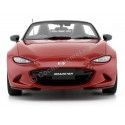 Carsdemetal.es 2017 mazda mx-5 roadster clássico vermelho 1:18 kyosho samurai ksr18009cr