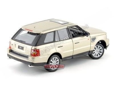 2006 Land Rover Range Rover Sport Supercharged Gold 1:18 Maisto 31135 Cochesdemetal.es 2