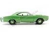 Cochesdemetal.es 1969 Dodge Coronet Super Bee Hardtop Verde / Blanco 1:18 Auto World AMM1136