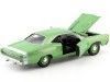 Cochesdemetal.es 1969 Dodge Coronet Super Bee Hardtop Verde / Blanco 1:18 Auto World AMM1136