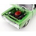 Cochesdemetal.es 1969 Dodge Coronet Super Bee Hardtop Verde / Blanco 1:18 Auto World AMM1136