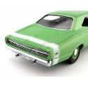 Cochesdemetal.es 1969 Dodge Coronet Super Bee Hardtop Verde / Blanco 1:18 Auto World AMM1136