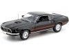 Cochesdemetal.es 1969 Ford Mustang Mach I Black 1:18 Auto World AMM1139