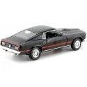 Cochesdemetal.es 1969 Ford Mustang Mach I Black 1:18 Auto World AMM1139