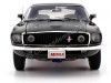 Cochesdemetal.es 1969 Ford Mustang Mach I Black 1:18 Auto World AMM1139