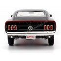 Cochesdemetal.es 1969 Ford Mustang Mach I Black 1:18 Auto World AMM1139