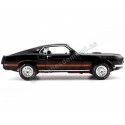 Cochesdemetal.es 1969 Ford Mustang Mach I Black 1:18 Auto World AMM1139