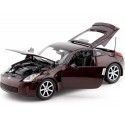 Cochesdemetal.es 2003 Nissan 350Z Coupé Vin Red Metallic 1:18 Auto World AW240