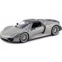 Cochesdemetal.es 2013 Porsche 918 Spyder Cabrio Gris 1:18 Welly 18051