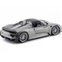 Carsdemetal.es 2013 Porsche 918 Spyder Cabrio Gris 1:18 bem 18051