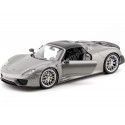 Carsdemetal.es 2013 Porsche 918 Spyder Cabrio Gris 1:18 bem 18051