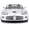 Carsdemetal.es 2003 Dodge Viper SRT-10 Metallic Grey Cabrio 1:18 Maisto 31632
