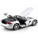 Carsdemetal.es 2003 Dodge Viper SRT-10 Metallic Grey Cabrio 1:18 Maisto 31632