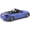 Cochesdemetal.es 2015 BMW M4 F83 Cabriolet Yas Mina Blue 1:18 Édition de concessionnaire 80432399612