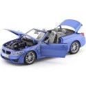 Cochesdemetal.es 2015 BMW M4 F83 Cabriolet Yas Mina Blue 1:18 Édition de concessionnaire 80432399612