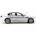 Cochesdemetal.es 2015 BMW M5 V8 BiTurbo F10 Sedan Silverstone II 1:18 Dealer Edition 80432186353