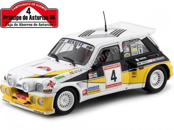 Carsdemetal.es 1986 Renault 5 Maxi Carlos Sainz Rally de Asturias 1:18 Solid S1850014