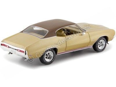 Cochesdemetal.es 1970 Buick Skylark GS Stage 1 Gold 1:18 Auto World AMM1105 2