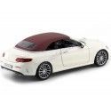 Carsdemetal.es 2016 Mercedes-Benz Classe C Cabriolet (A205) Diamond White 1:18 Dealer Edition B66960613