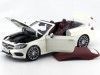 Carsdemetal.es 2016 Mercedes-Benz Classe C Cabriolet (A205) Diamond White 1:18 Dealer Edition B66960613