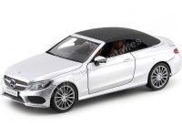 2016 Mercedes-Benz Clase C Cabriolet (A205) Iridium Silver 1:18 Dealer Edition B66960612