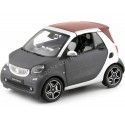 Cochesdemetal.es 2015 Smart Fortwo Cabriolet (A453) Gray / Silver 1:18 Contourneur B66960290