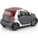 Cochesdemetal.es 2015 Smart Fortwo Cabriolet (A453) Gray / Silver 1:18 Contourneur B66960290