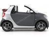 Cochesdemetal.es 2015 Smart Fortwo Cabriolet (A453) Gray / Silver 1:18 Contourneur B66960290