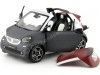Cochesdemetal.es 2015 Smart Fortwo Cabriolet (A453) Gray / Silver 1:18 Contourneur B66960290