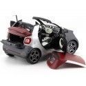 Cochesdemetal.es 2015 Smart Fortwo Cabriolet (A453) Gray / Silver 1:18 Contourneur B66960290