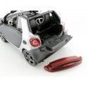 Cochesdemetal.es 2015 Smart Fortwo Cabriolet (A453) Gray / Silver 1:18 Contourneur B66960290